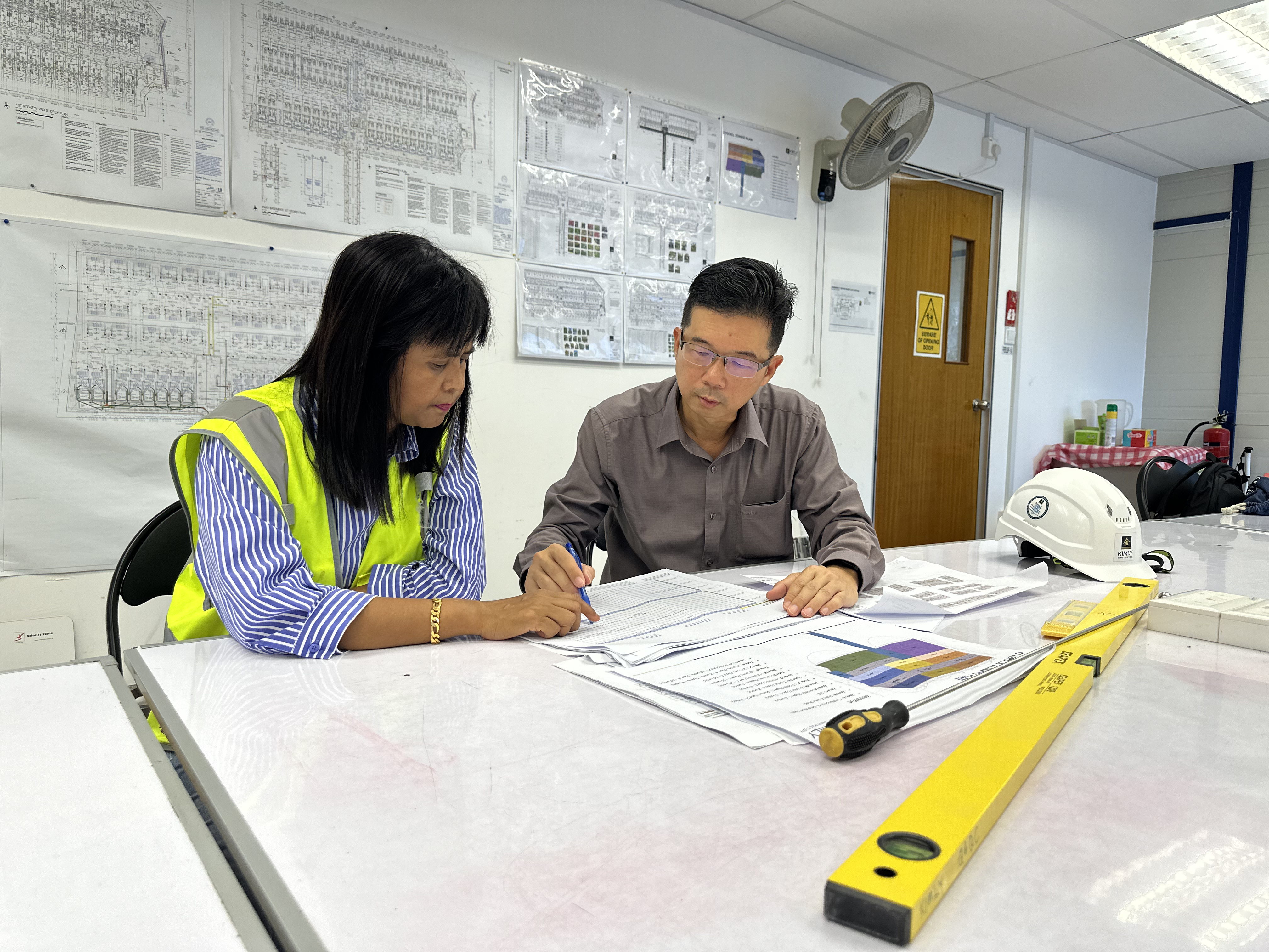 Career conversations and on the job training session