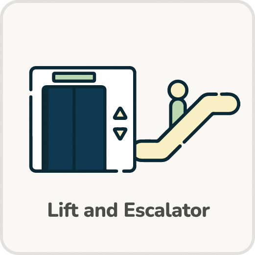 Lift and Escalator Icon
