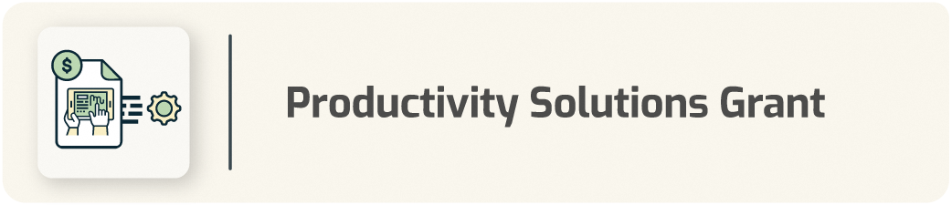 Productivity Solutions Grant