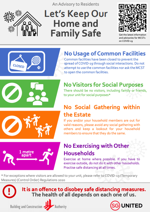 Infographic issued to MCSTs Covid19