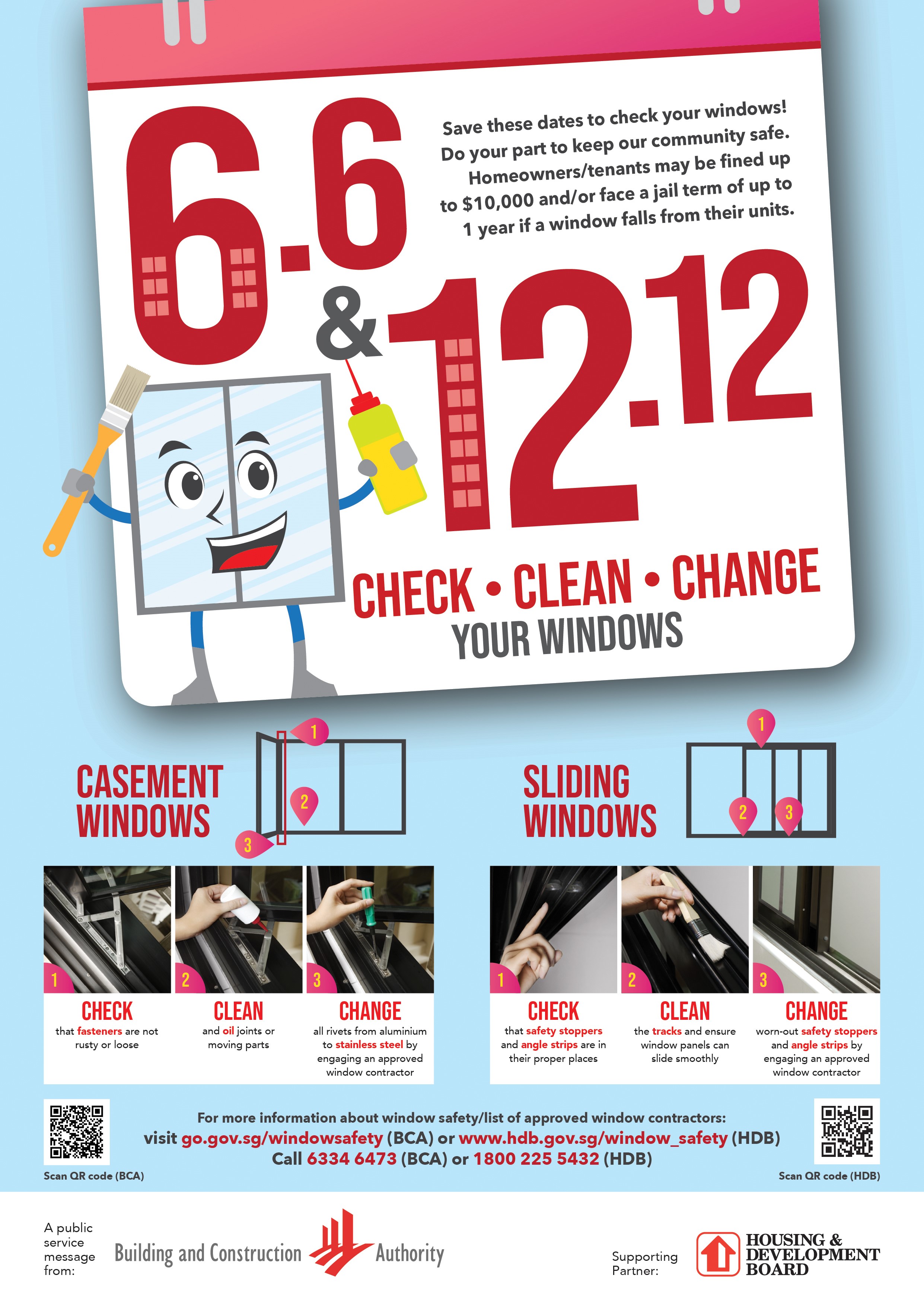 Window safety poster Window safety poster