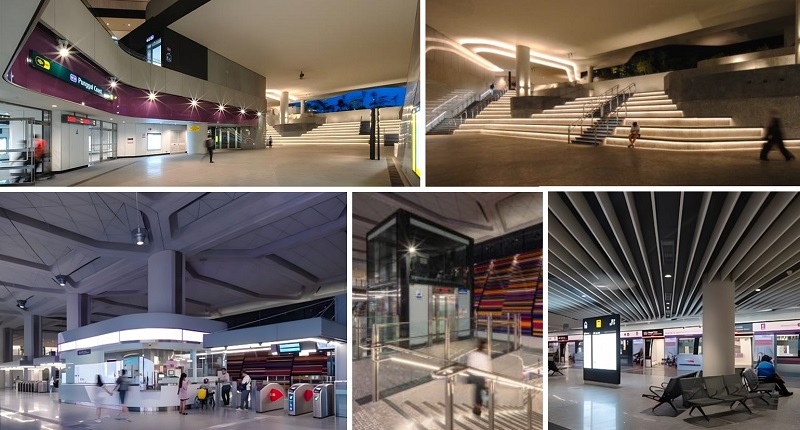 udea25_punggolcoastmrt_thumbs Collage of images of user-friendly features at Punggol Coast MRT Station