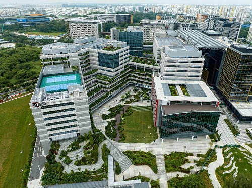 Overall view of SIT Campus Court